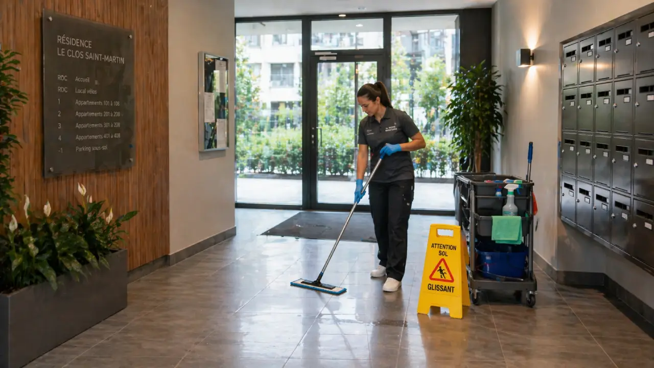 Entretien dans le hall moderne