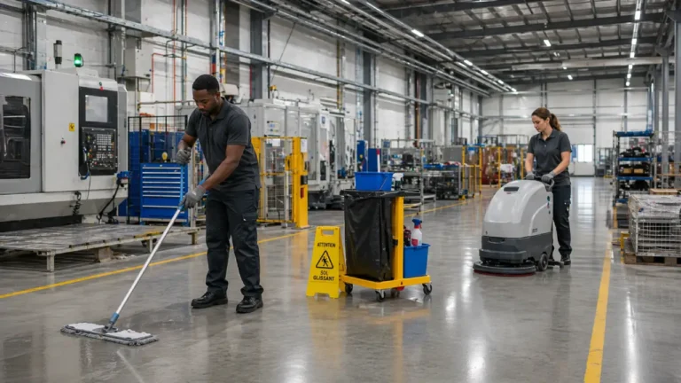 Nettoyage de locaux industriels et tertiaires